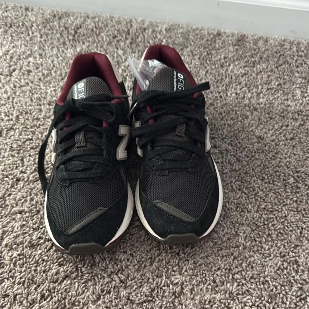 New Balance X Figs 574 Black and Burgundy Men’s 4.5 Women’s 6